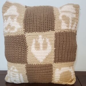 Star Wars Handmade Crochet‎ Pillow